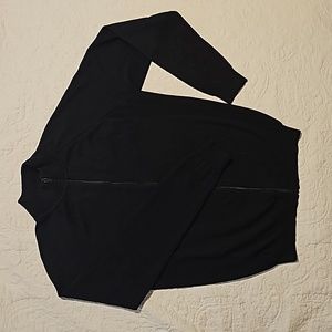 MENS M zip up silk cardigan